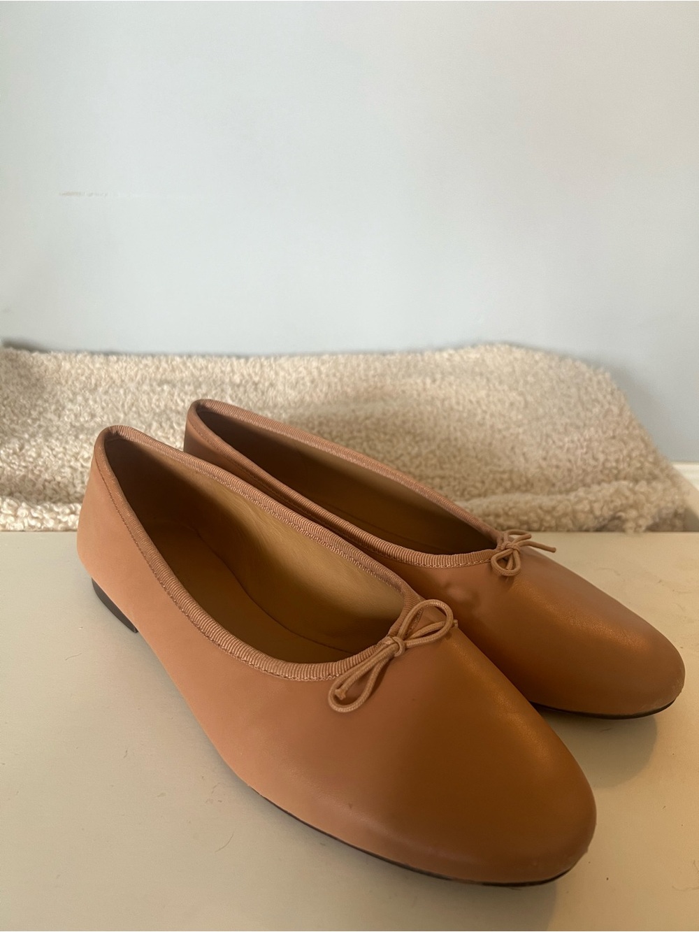 Madewell leather ballet flats 9.5